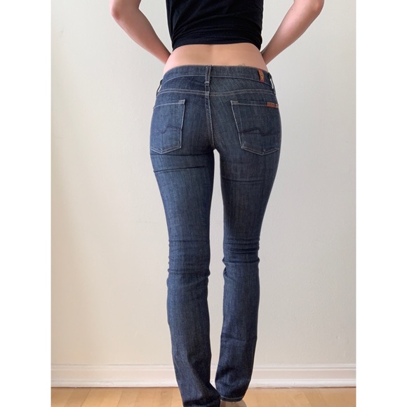 7 For All Mankind Straight Leg Jeans - Picture 2 of 5